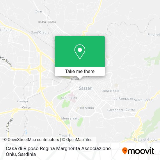 Casa di Riposo Regina Margherita Associazione Onlu map