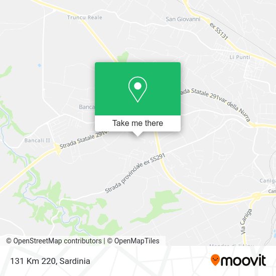 131 Km 220 map