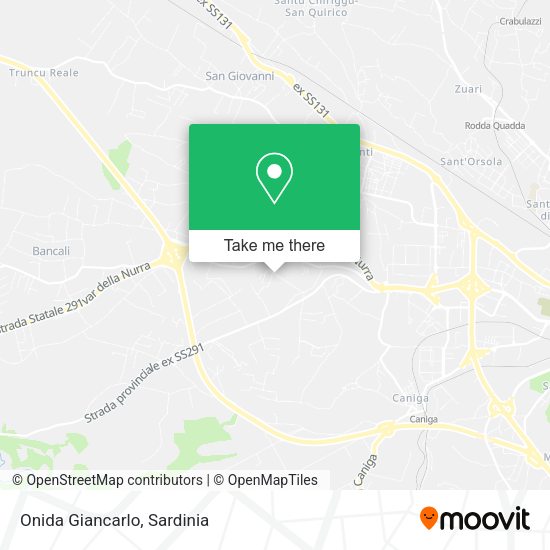 Onida Giancarlo map