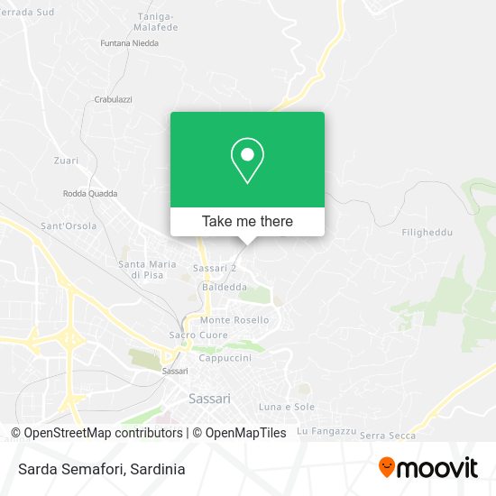 Sarda Semafori map