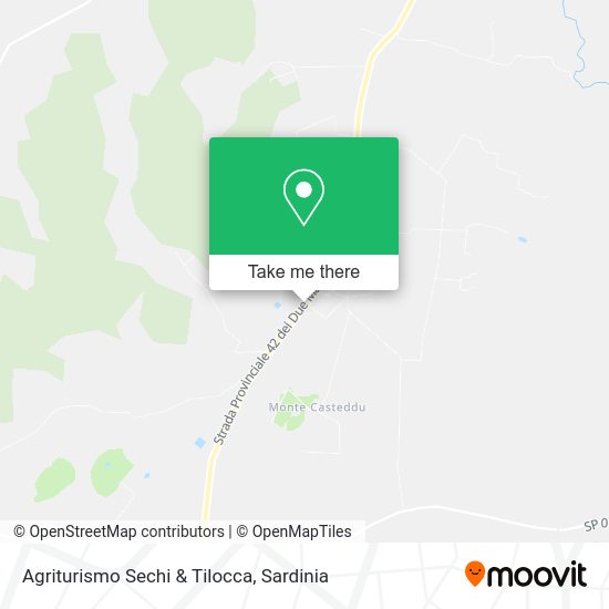 Agriturismo Sechi & Tilocca map