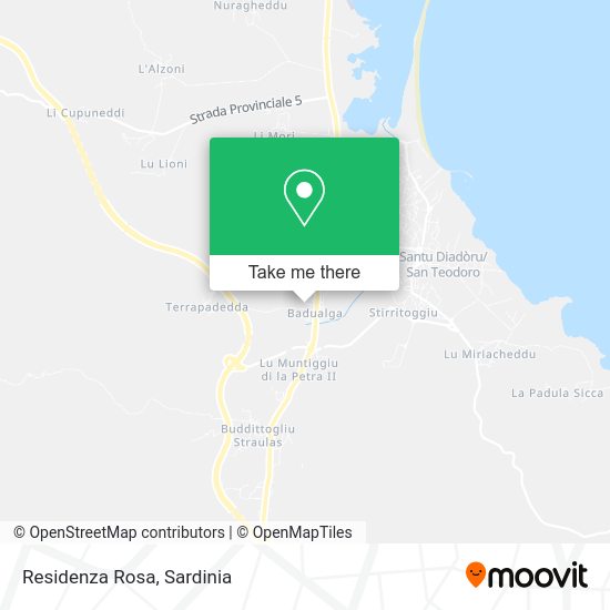 Residenza Rosa map