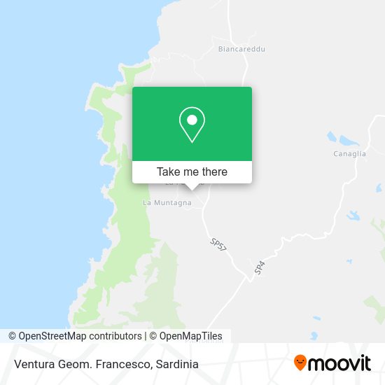 Ventura Geom. Francesco map
