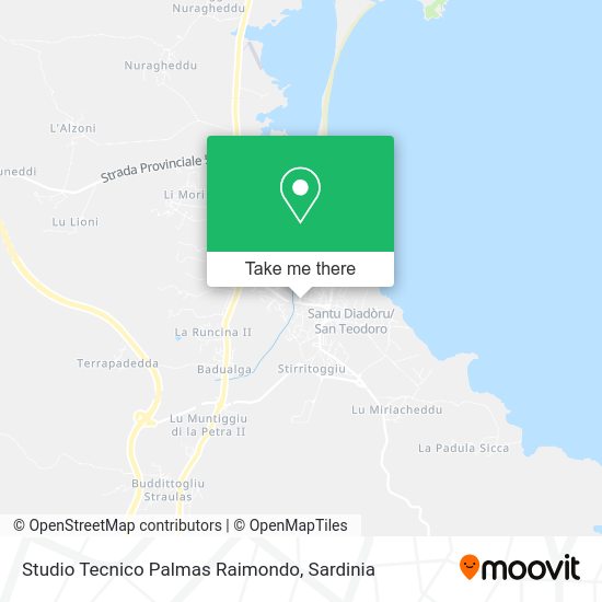Studio Tecnico Palmas Raimondo map