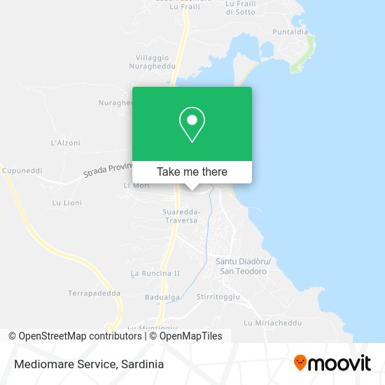 Mediomare Service map