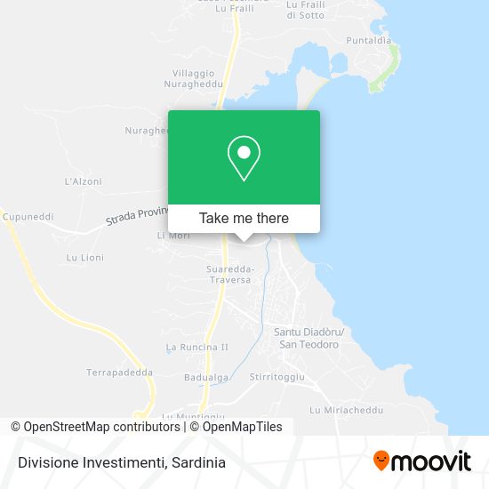 Divisione Investimenti map