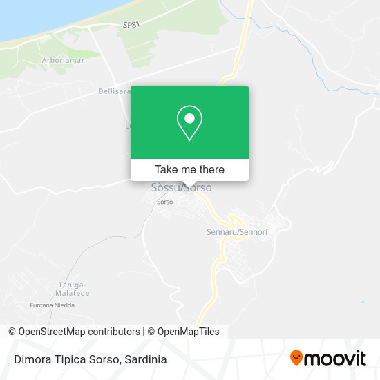 Dimora Tipica Sorso map