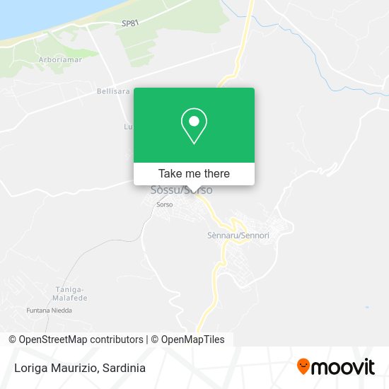 Loriga Maurizio map