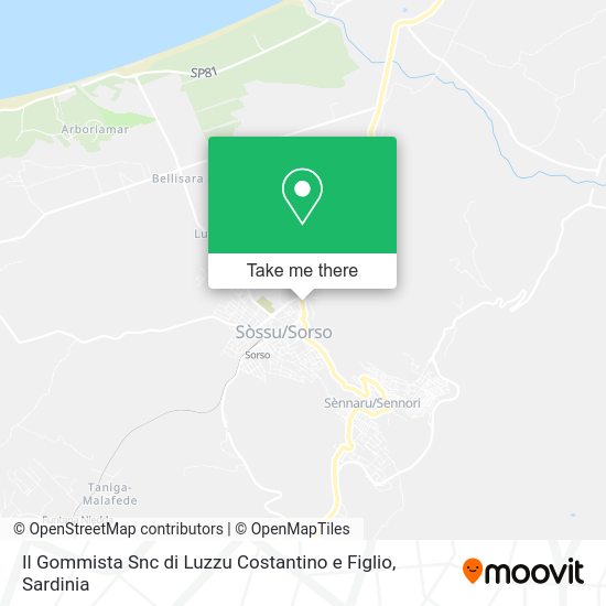 Il Gommista Snc di Luzzu Costantino e Figlio map