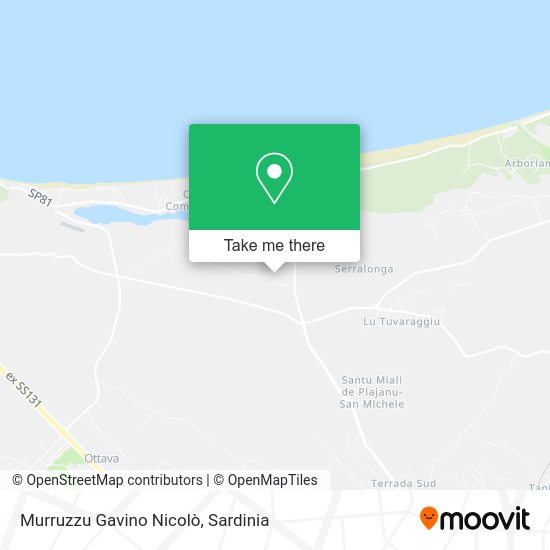 Murruzzu Gavino Nicolò map