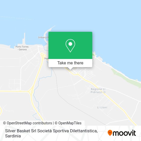 Silver Basket Srl Società Sportiva Dilettantistica map