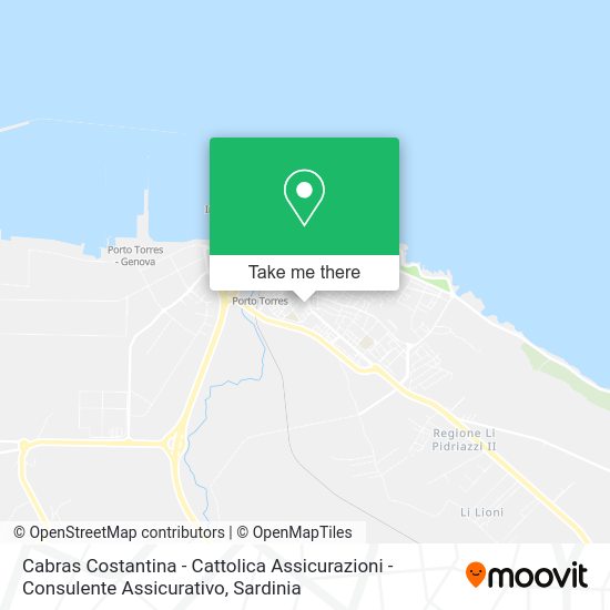 Cabras Costantina - Cattolica Assicurazioni - Consulente Assicurativo map