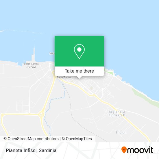 Pianeta Infissi map