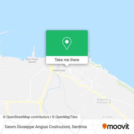 Geom.Giuseppe Angius Costruzioni map