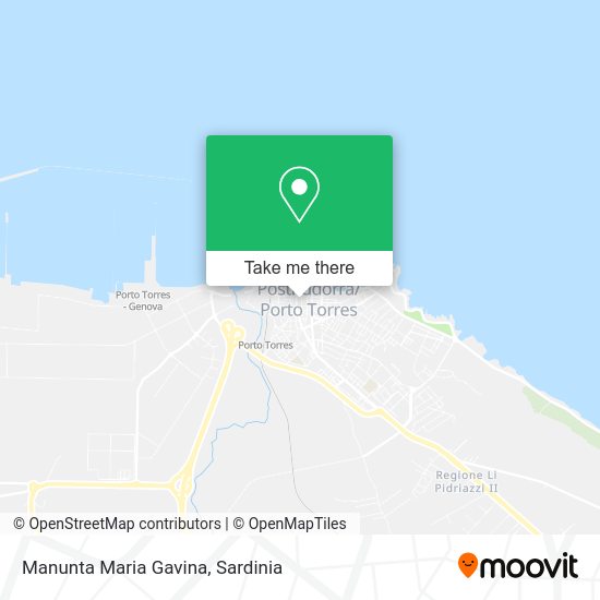 Manunta Maria Gavina map