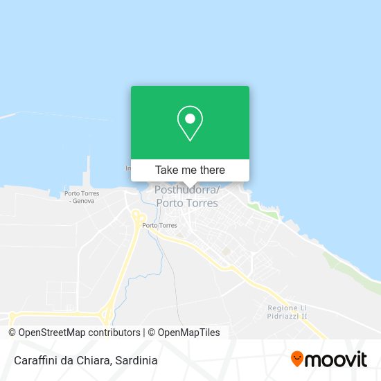 Caraffini da Chiara map