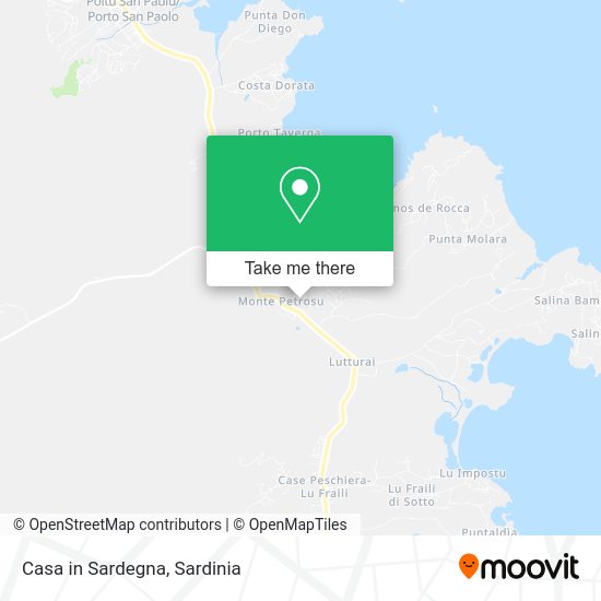 Casa in Sardegna map