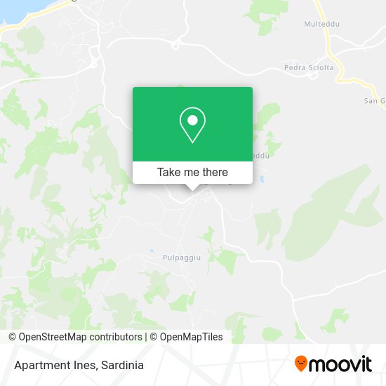 Apartment Ines map