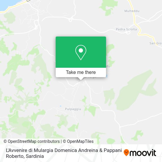 L'Avvenire di Mulargia Domenica Andreina & Pappani Roberto map