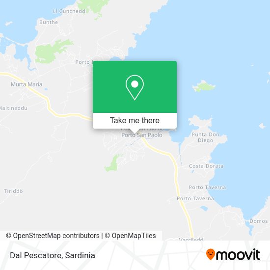 Dal Pescatore map