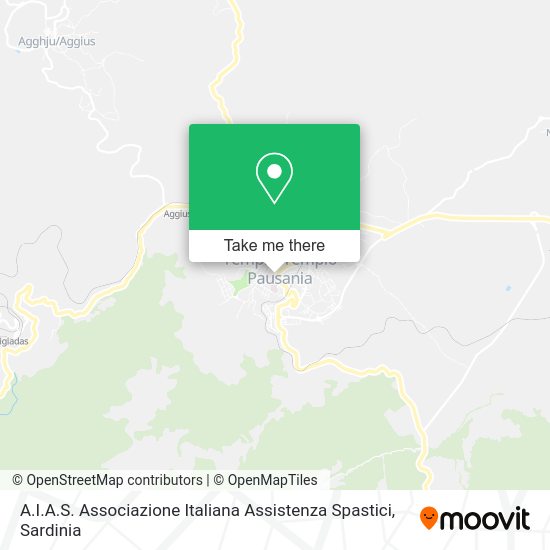 A.I.A.S. Associazione Italiana Assistenza Spastici map