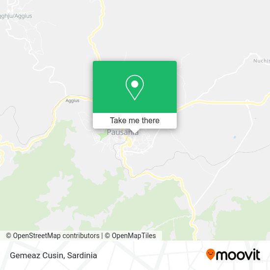Gemeaz Cusin map