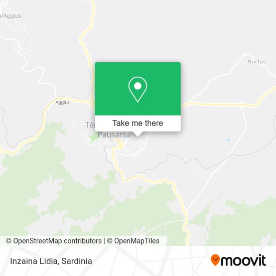 Inzaina Lidia map