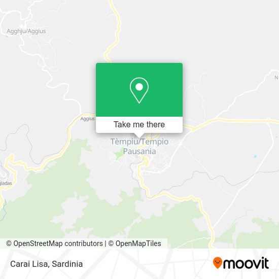 Carai Lisa map