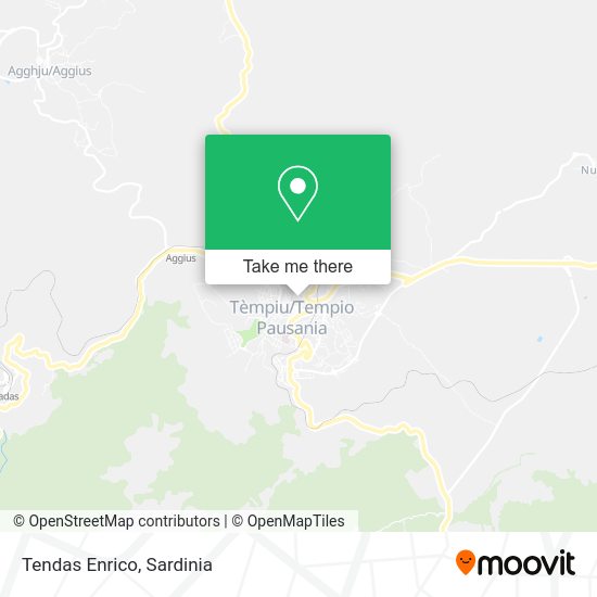 Tendas Enrico map