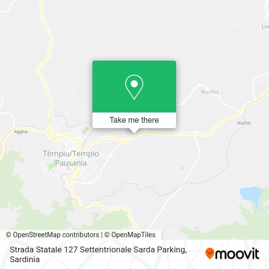 Strada Statale 127 Settentrionale Sarda Parking map