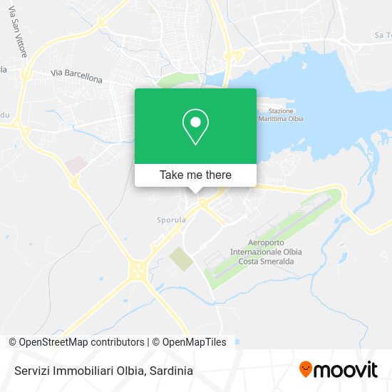Servizi Immobiliari Olbia map