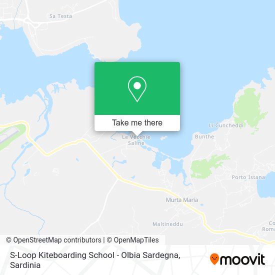 S-Loop Kiteboarding School - Olbia Sardegna map