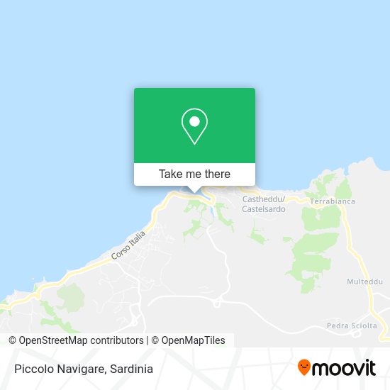 Piccolo Navigare map