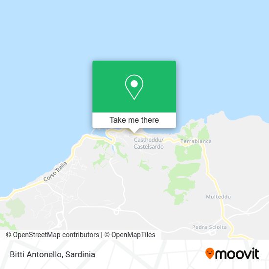 Bitti Antonello map