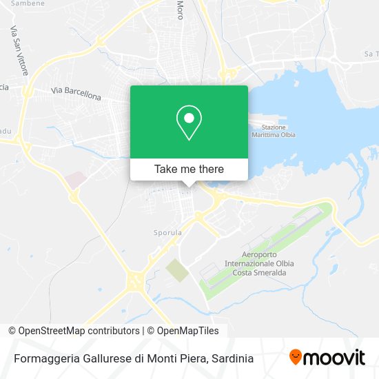 Formaggeria Gallurese di Monti Piera map
