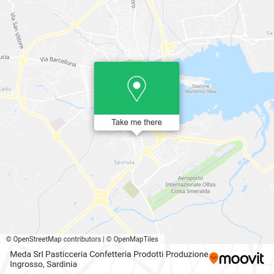 Meda Srl Pasticceria Confetteria Prodotti Produzione Ingrosso map