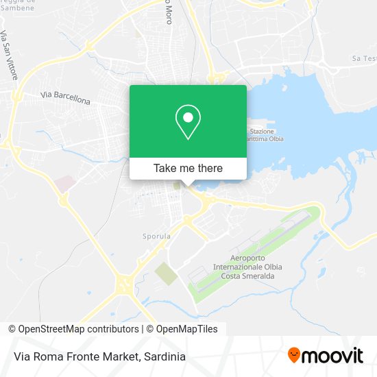 Via Roma Fronte Market map