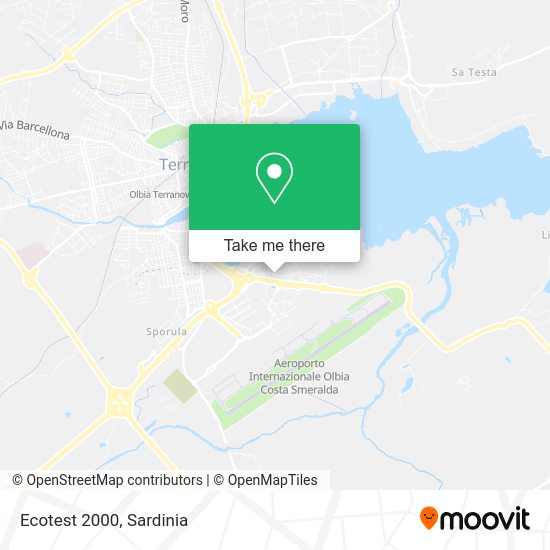 Ecotest 2000 map