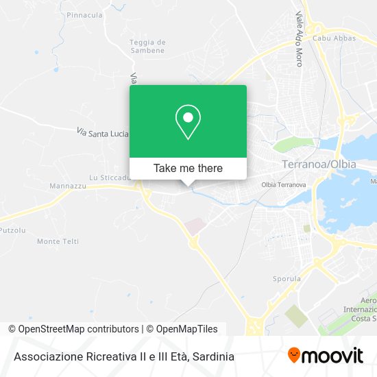 Associazione Ricreativa II e III Età map