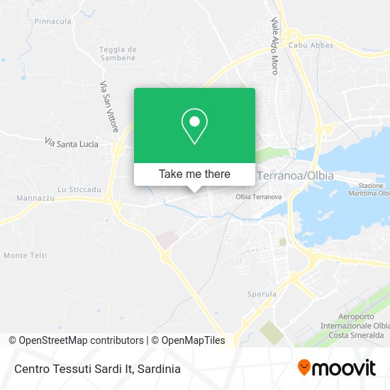 Centro Tessuti Sardi It map