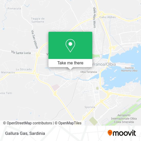 Gallura Gas map