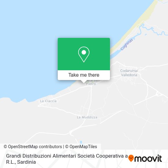 Grandi Distribuzioni Alimentari Società Cooperativa a R.L. map