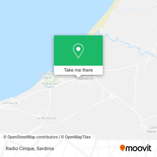 Radio Cinque map