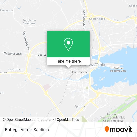 Bottega Verde map