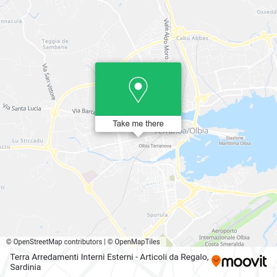 Terra Arredamenti Interni Esterni - Articoli da Regalo map