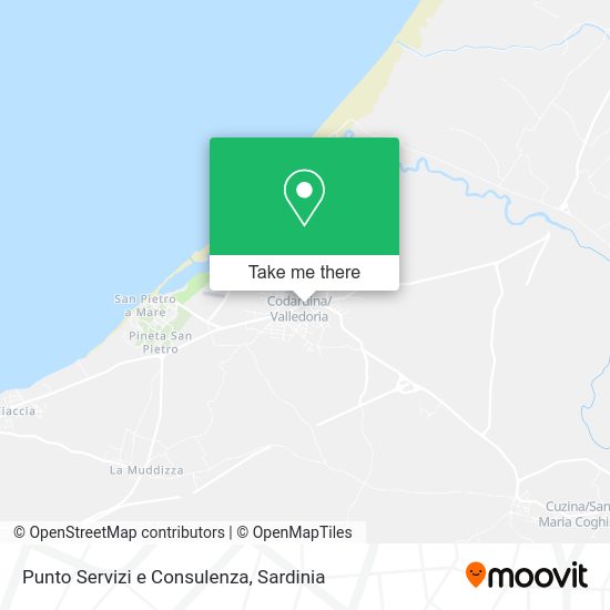 Punto Servizi e Consulenza map