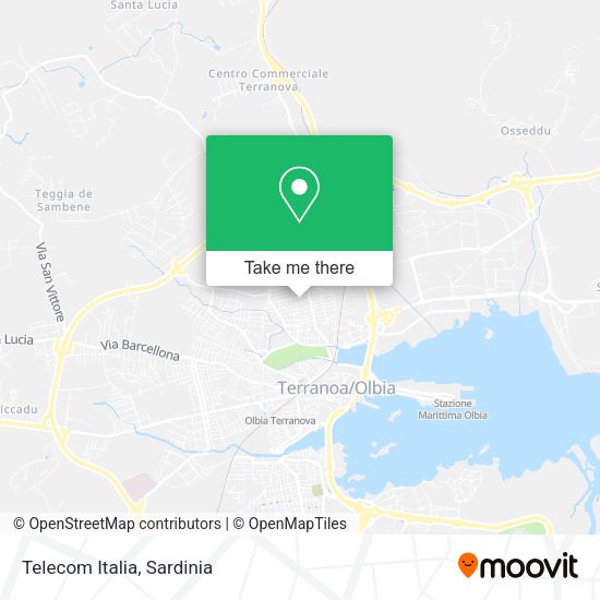 Telecom Italia map