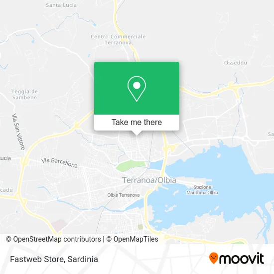 Fastweb Store map