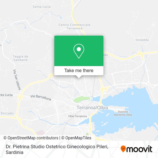 Dr. Pietrina Studio Ostetrico Ginecologico Pileri map