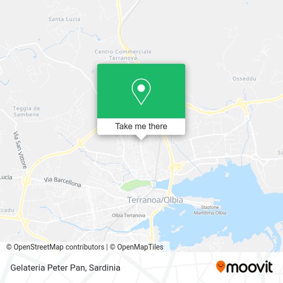 Gelateria Peter Pan map